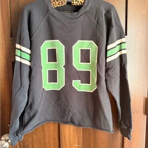 ❌ SOLD ❌ Original Retro Brand Varsity Black and Green Sweatshirt